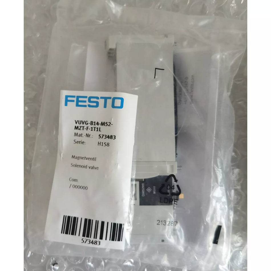 1PC New Festo VUVG-B14-M52-MZT-F-1T1L 573483 Solenoid Valve