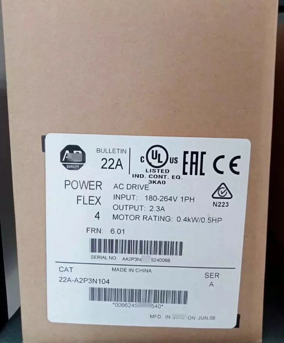 22A-A2P3N104 Industrial Circuit Breaker for Electrical Protection