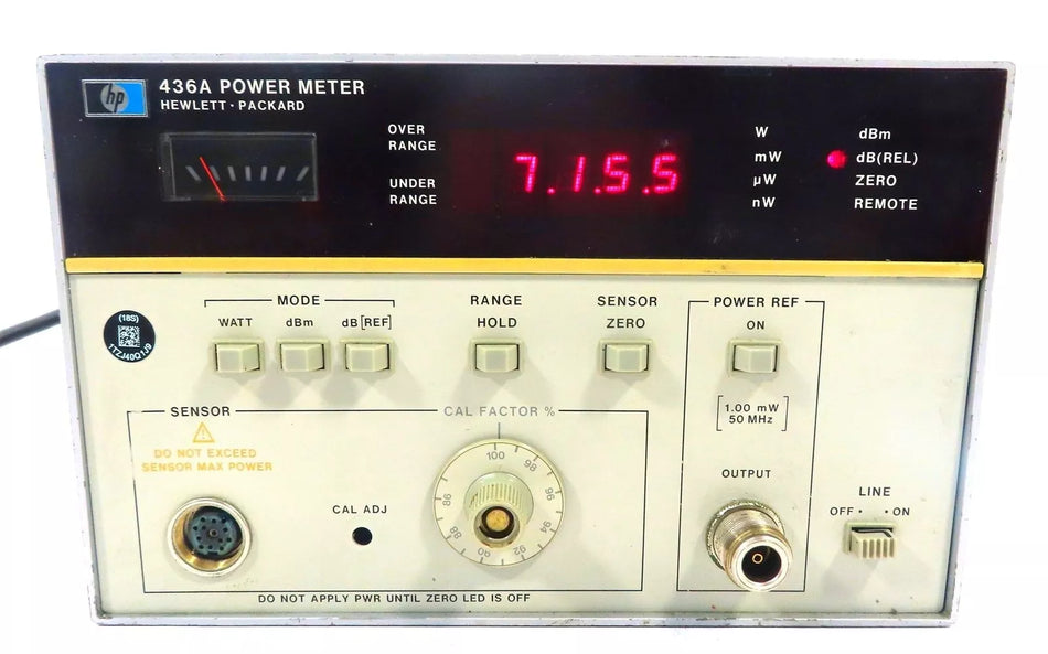 HP Hewlett Packard 436 A Power Meter