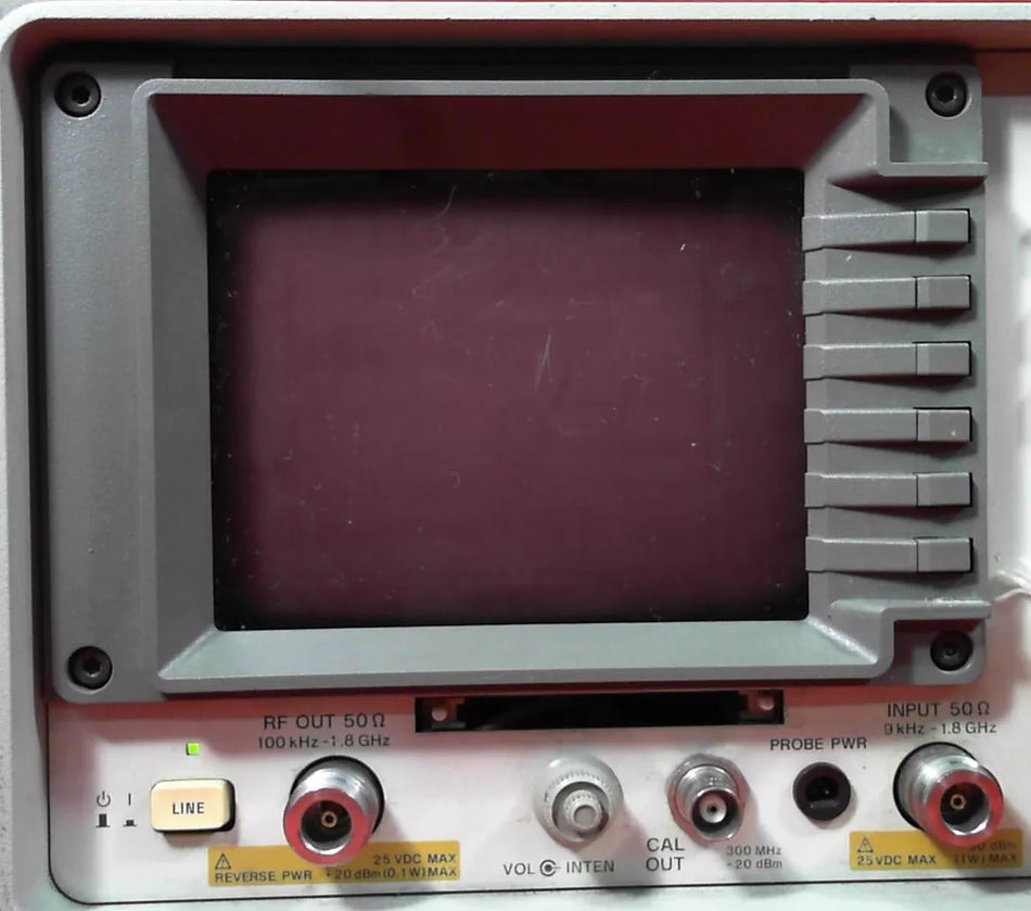 Agilent/Keysight 8591A-04-10-21-102 Spectrum Analyzer, 9 kHz to 1.8 GHz 01116