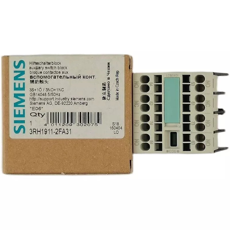 New Siemens 3RH1911-2FA31 3RH19112FA31 Contact Block in Box