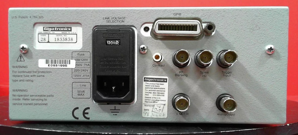 Gigatronics 8542C 1833838 Dual Channel Universal Power Meter