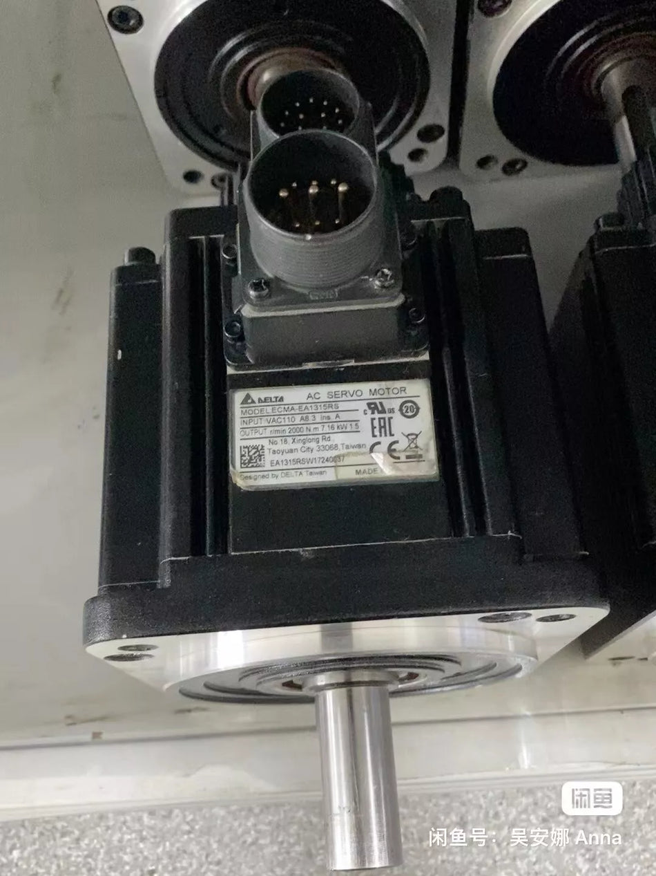 1PC USED ECMA-EA1315RS servo motor (DHL or Fedex) #L3763Y LZ