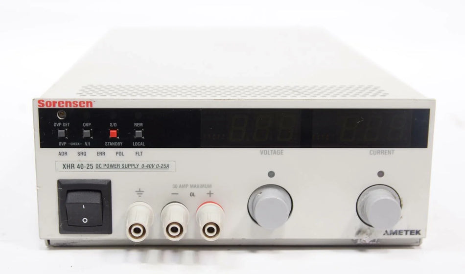 AMETEK / Sorensen XHR40-25 DC Power Supply, 0-40V, 0-25A