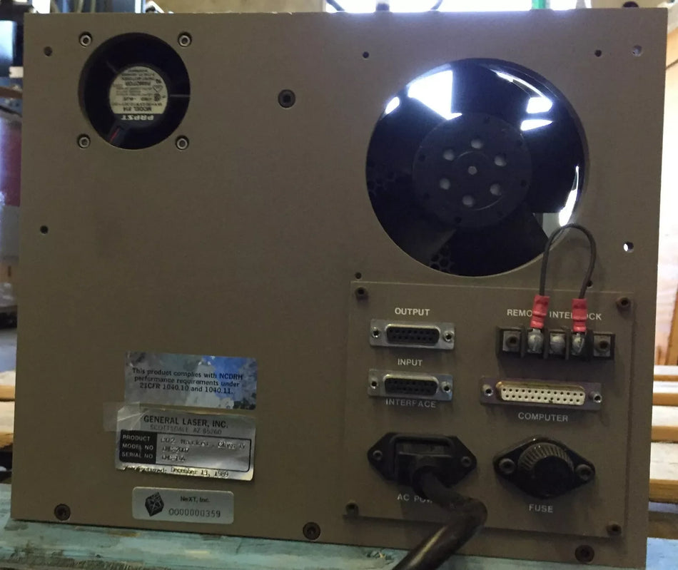 General Laser Inc. Model LMC-2007 CO2 Laser Marker, Class IV