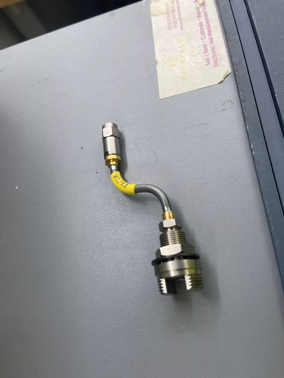 R&S Rohde & Schwarz 3.5mm Connector Hard Line Rigid Cable Adapter