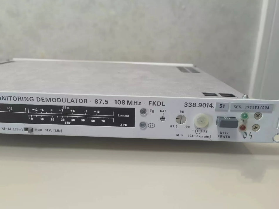 1PCS Used 338.9014.51 Monitoring Receiver #N997P YF