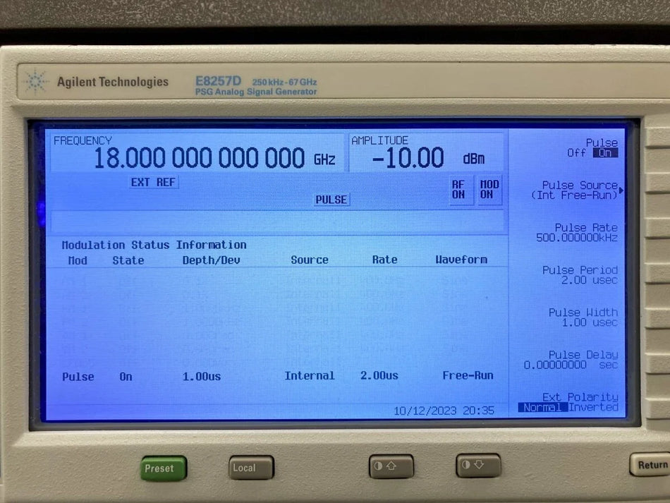 Agilent N1923A Wideband Power Sensor 50MHz-18GHz