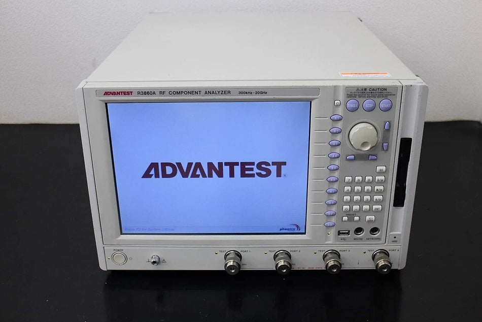 ADVANTEST R3860A/1400-2010 300kHz-20GHz 4port vector network analyzer