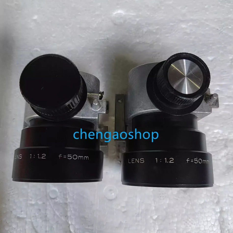 1PCS USED ELMO PROJECTlON LENS 1：1.2 f=50mm (by ) #U2565D YG
