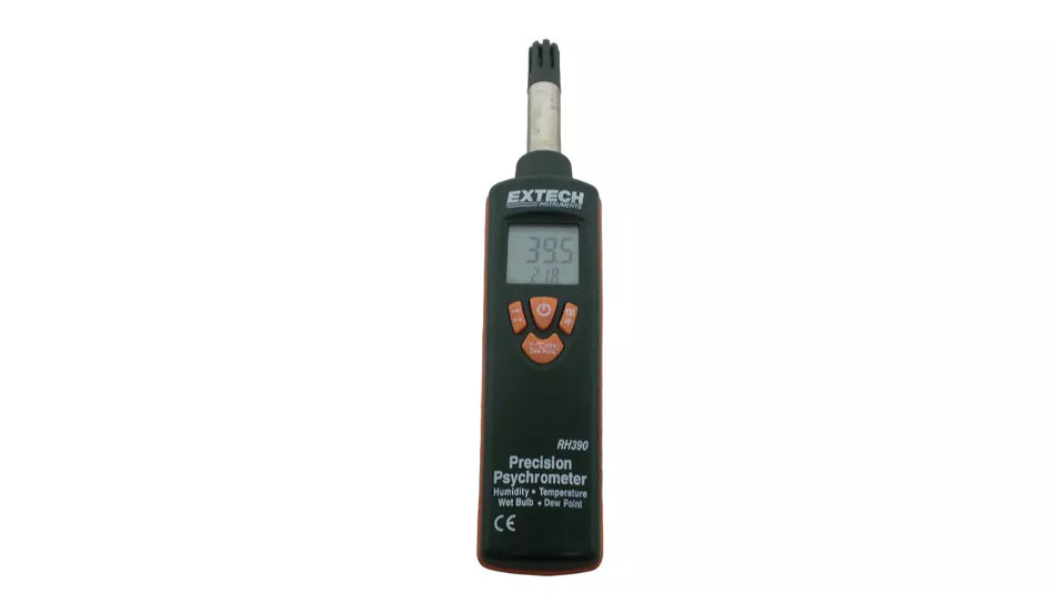 Extech RH390 Psychrometer Hand Held with Advanced Features