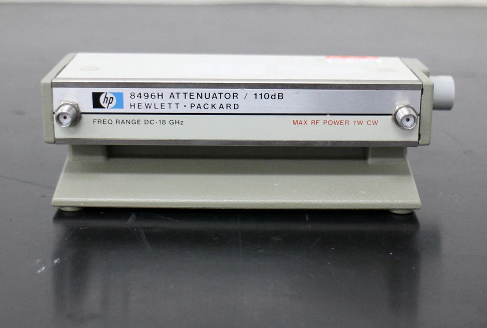 HP 8496H DC-18GHz 110dB 10dBstep Programable Attenuator