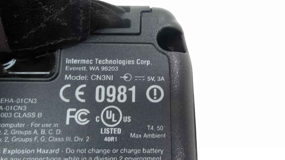 Intermec CN3NI Handheld Computer Barcode Scanner