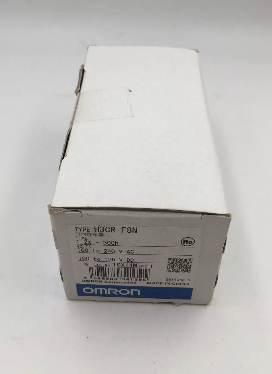 OMRON H3CR-F8N Timer 100-240VAC - New in Box