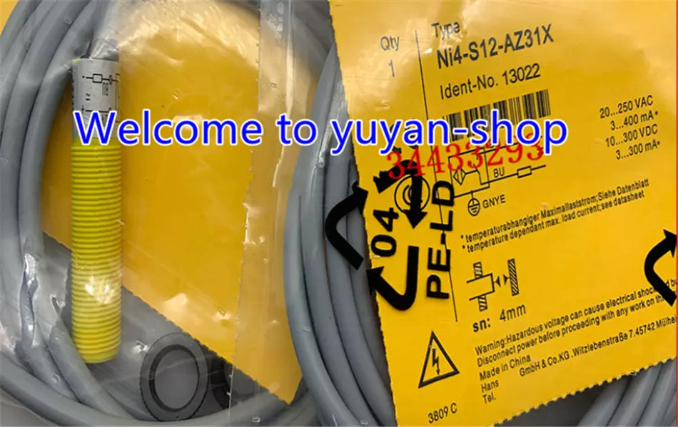 1PCS NEW FOR TURCK NI4-S12-AZ31X INDUCTIVE PROXIMITY SENSOR