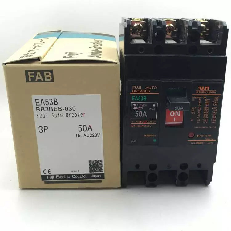 1PC New FUJI EA53B 3P 50A Circuit Breaker In Box