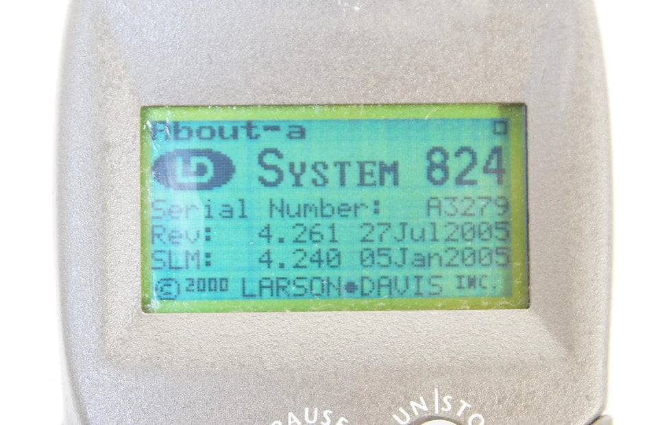 Larson Davis System 824 Precision Sound Level Meter & Real Time Analyzer