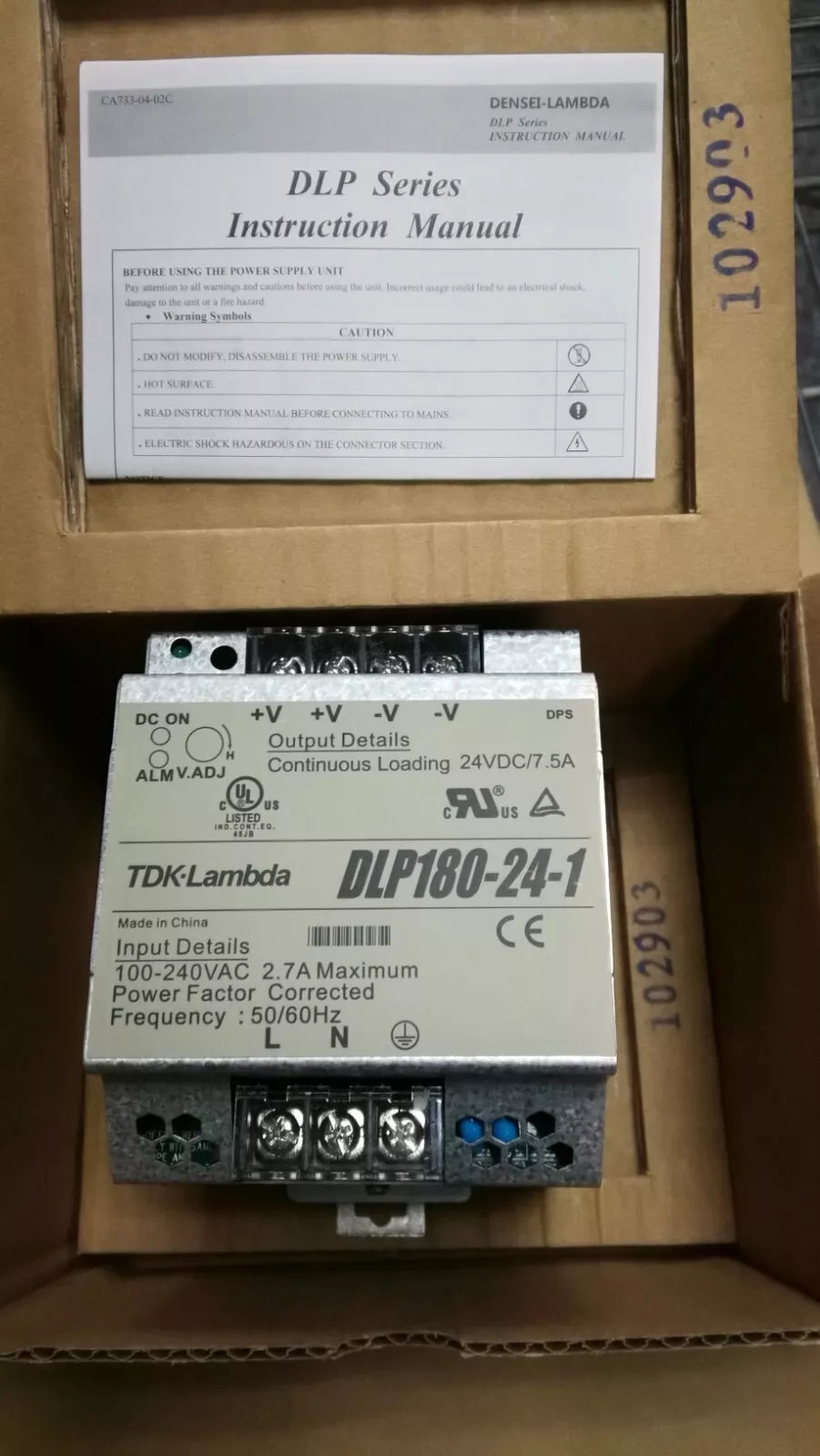 1 PC NEW Rail Power Supply DLP180-24-1#B2964 CL