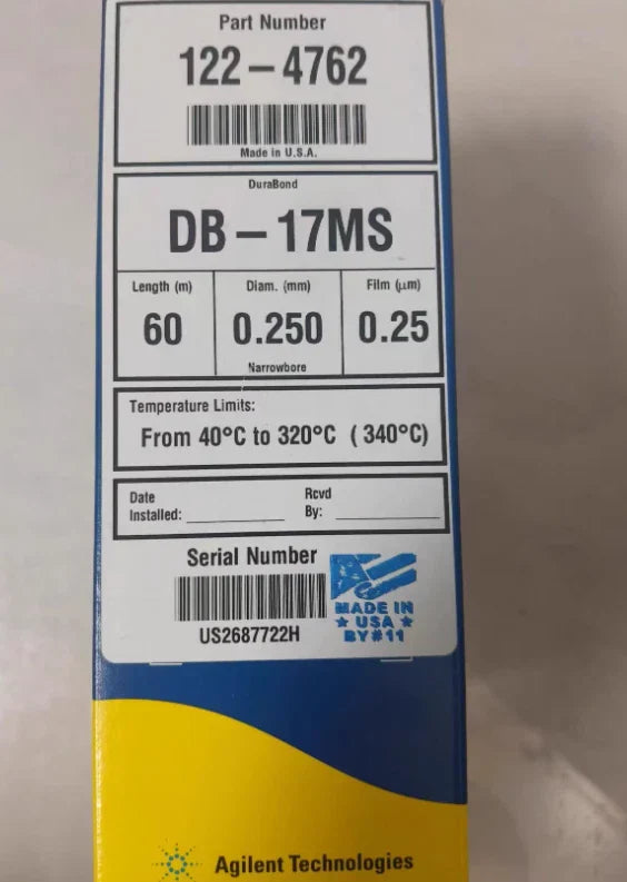 Agilent 122-4762 High-Performance Gas Chromatography Column