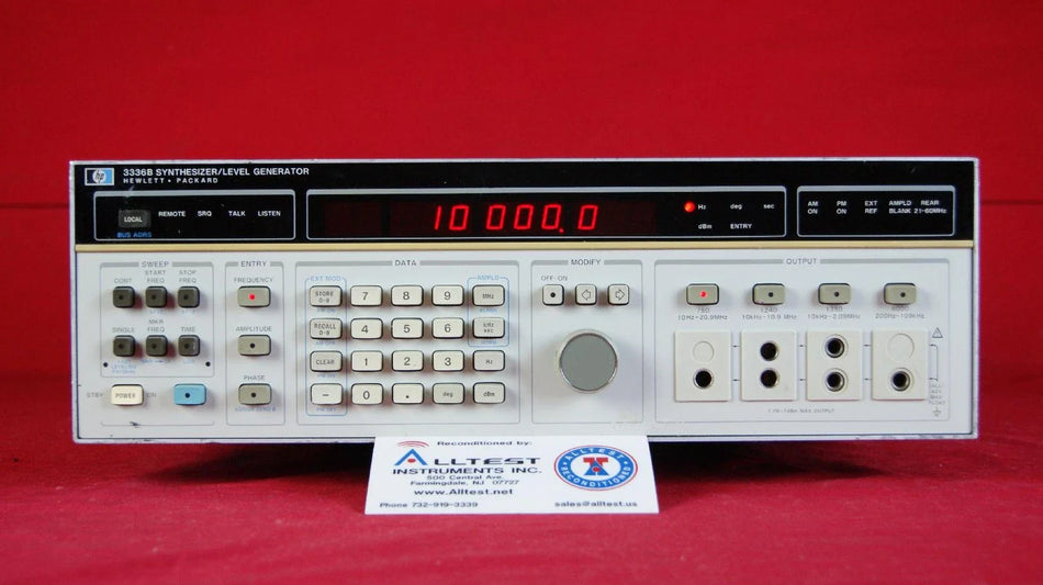 HP Agilent 3336B -006 2514A02804 21 MHz Synthesizer Level Generator