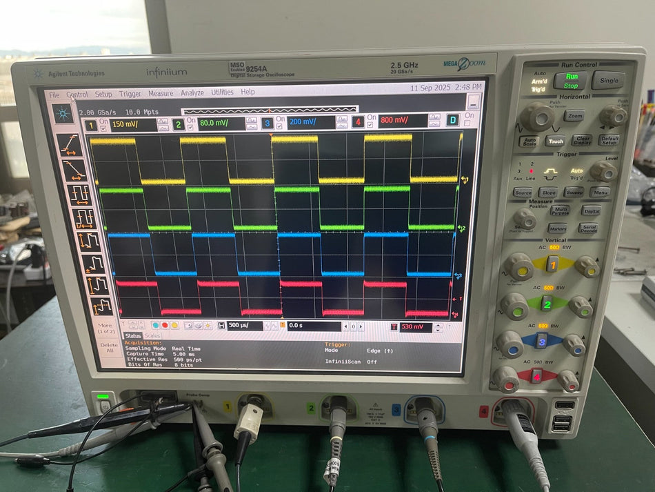 Agilent Infiniium MSO9254A Mixed Signal Oscilloscope 2.5 GHz