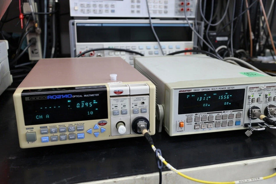 ADVANTEST Q8221 Q81211 Q81212 1310, 1550nm LD Source Optical Multimeter