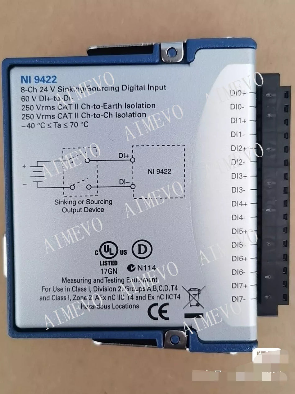 1PCS National Instruments NI-9422 DI 24V Sink/Source NI 9422 New