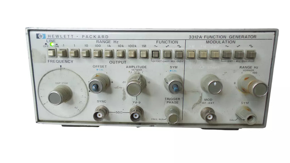 HP 3312A Function Generator - High-Quality Signal Generation Device
