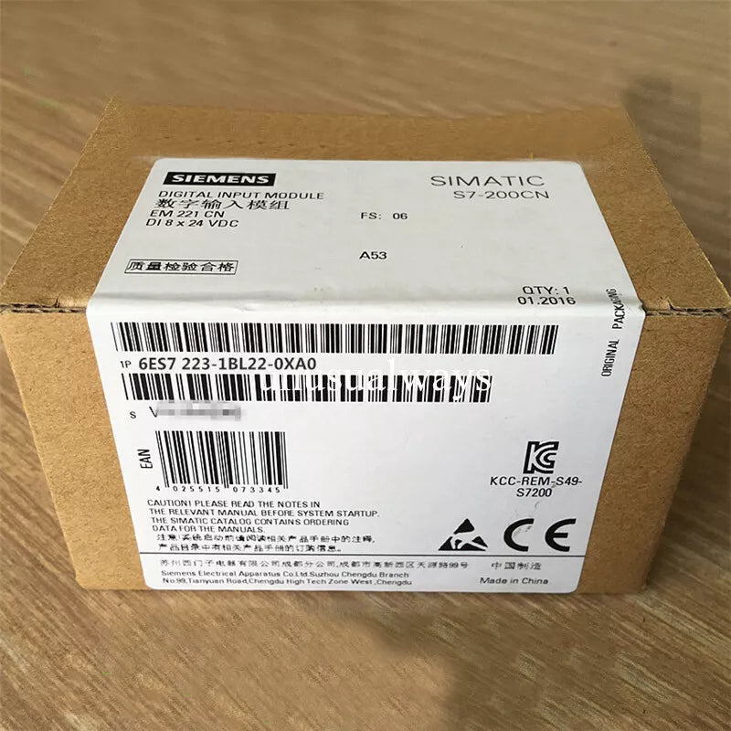 SIEMENS 6ES7223-1BL22-0XA0 PLC Module in Box, Expedited Shipping