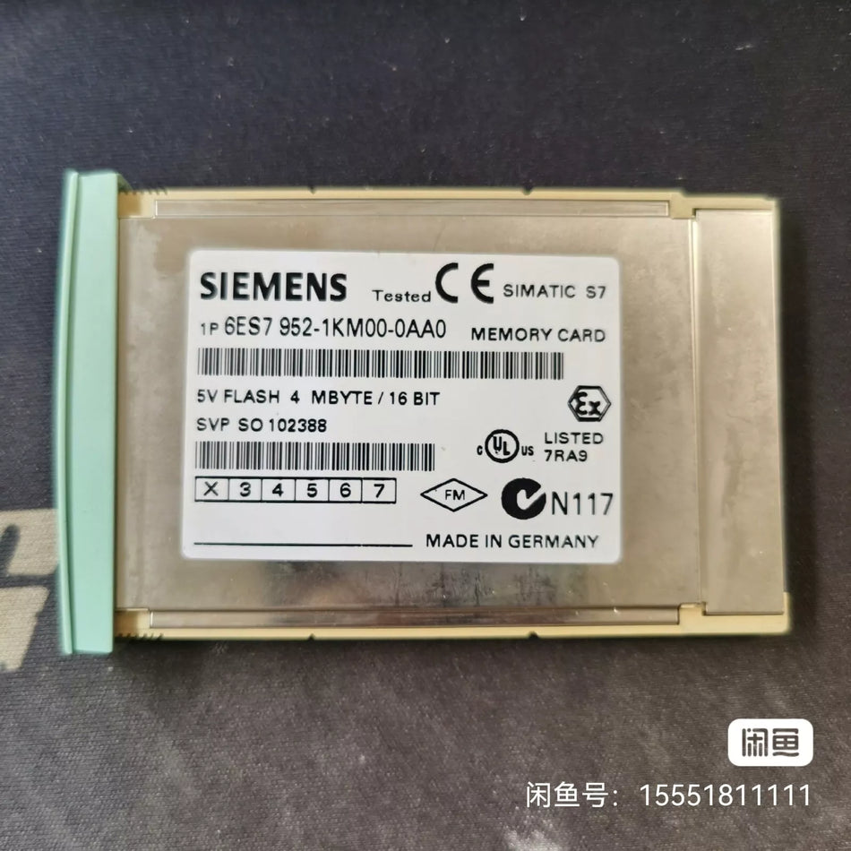 1 PC USED GOOD 6ES7952-1KM00-0AA0 Memory Card #B7740 CL