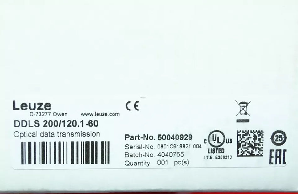 1PCS NEW LEUZE DDLS 200/120.1-60