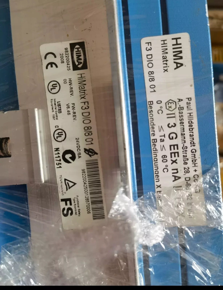 HIMA trix F3AIO8/401 - Advanced Fieldbus Module for Industrial Automation