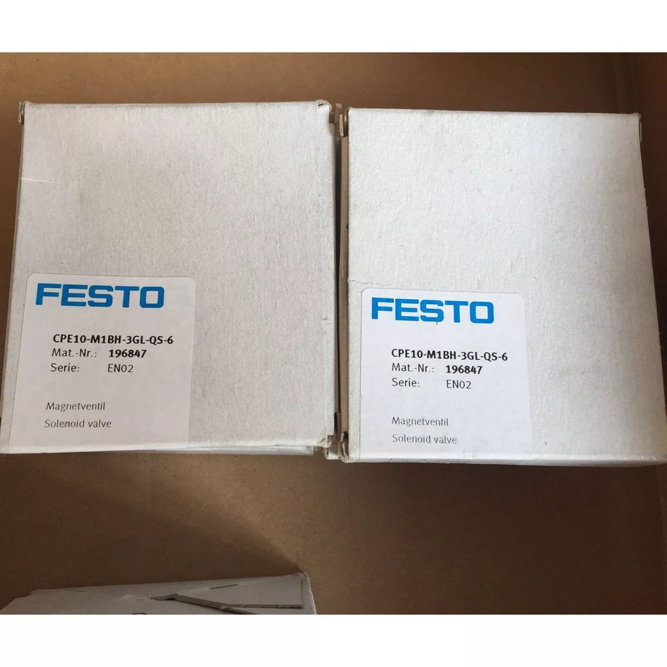 Festo CPE10-M1BH-3GL-QS-6 196847 Solenoid Valve