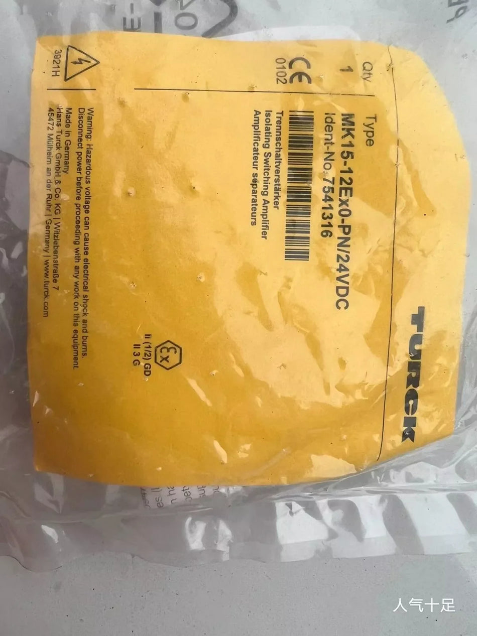 1PCS NEW TURCK MK15-12Ex0-PN/24VDC 7541316 #N4333 YF