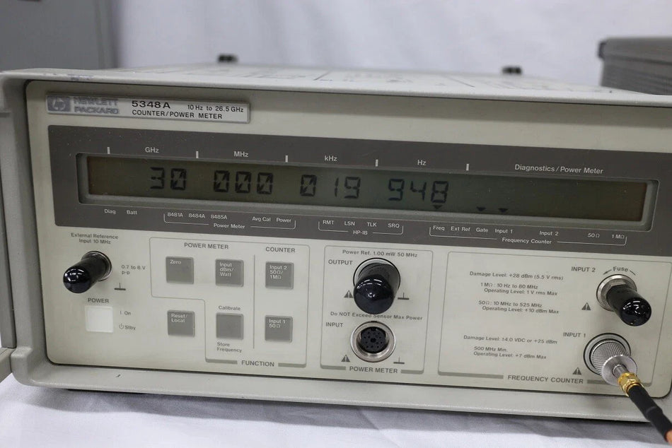 HP 5348A /011 26.5GHz Frequency counter Power Meter