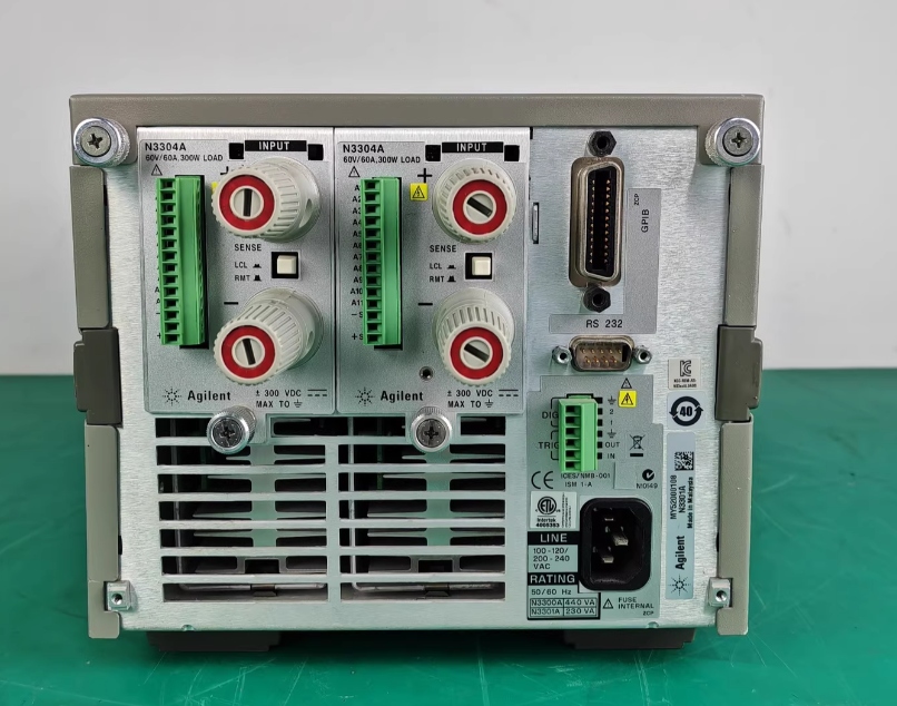 Keysight N3301A DC Electronic Load Mainframe with N3302A Load Module