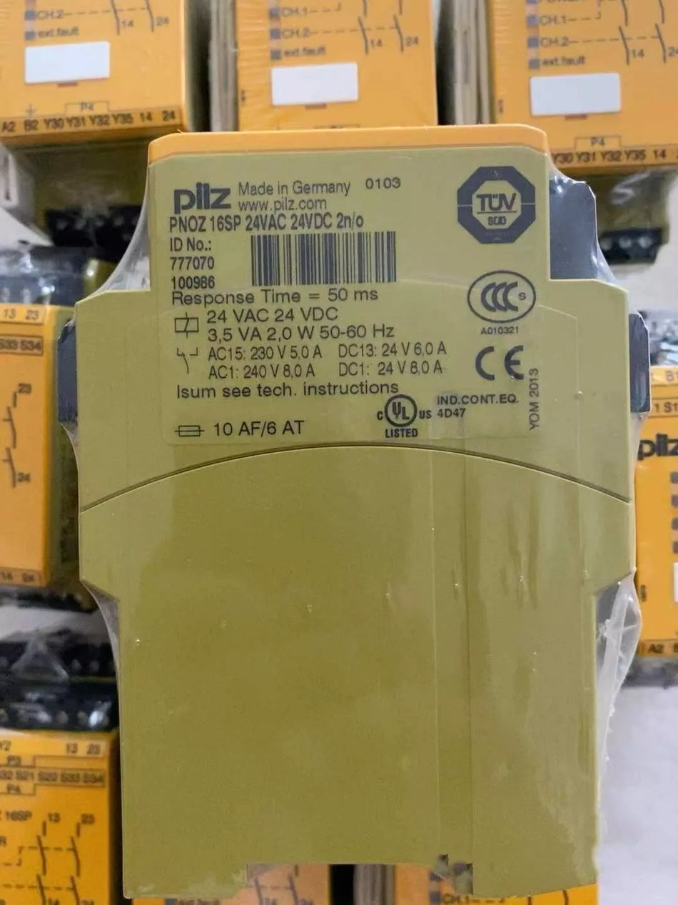 1PC NEW PILZ PNOZ 16SP 24VAC 24VDC 2n/o 777070 relay432 () #N3682 YF