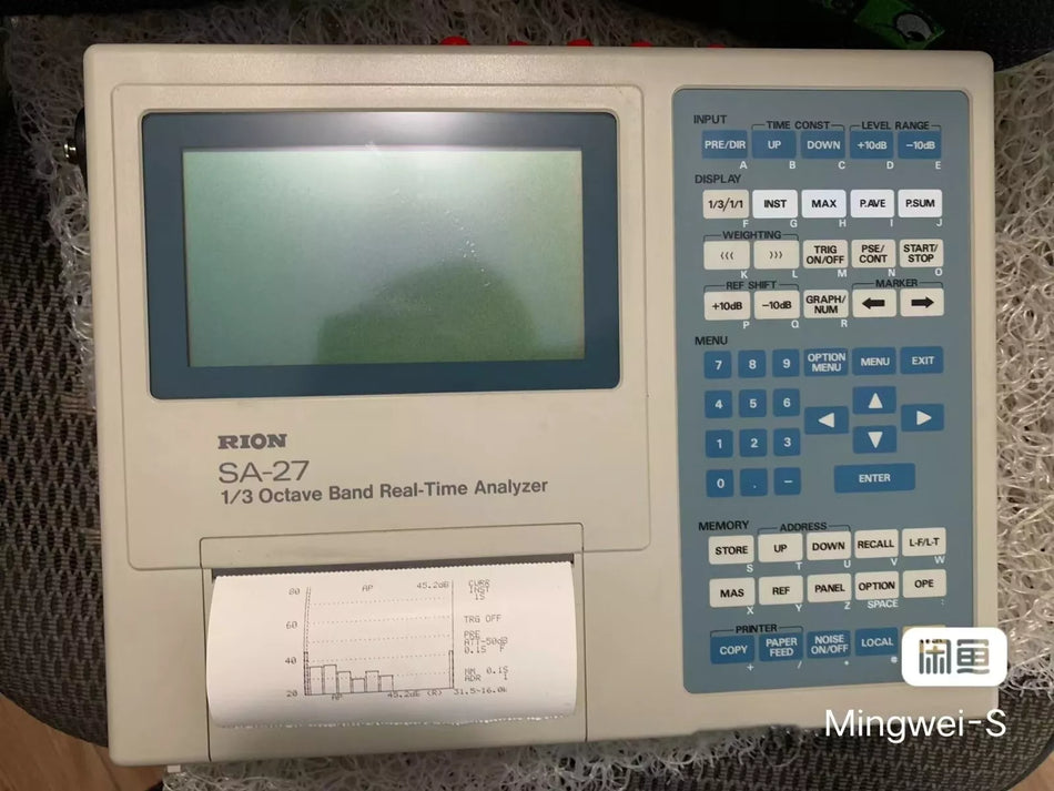 1PCS Used RION SA-27A 1/3 Octave Band Analyzer