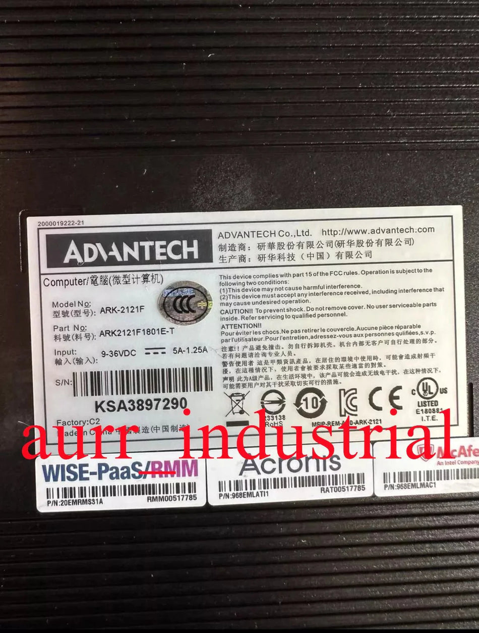 1 ARK-2121F ARK2121F1801E-T industrial computer from FedEx or DHL