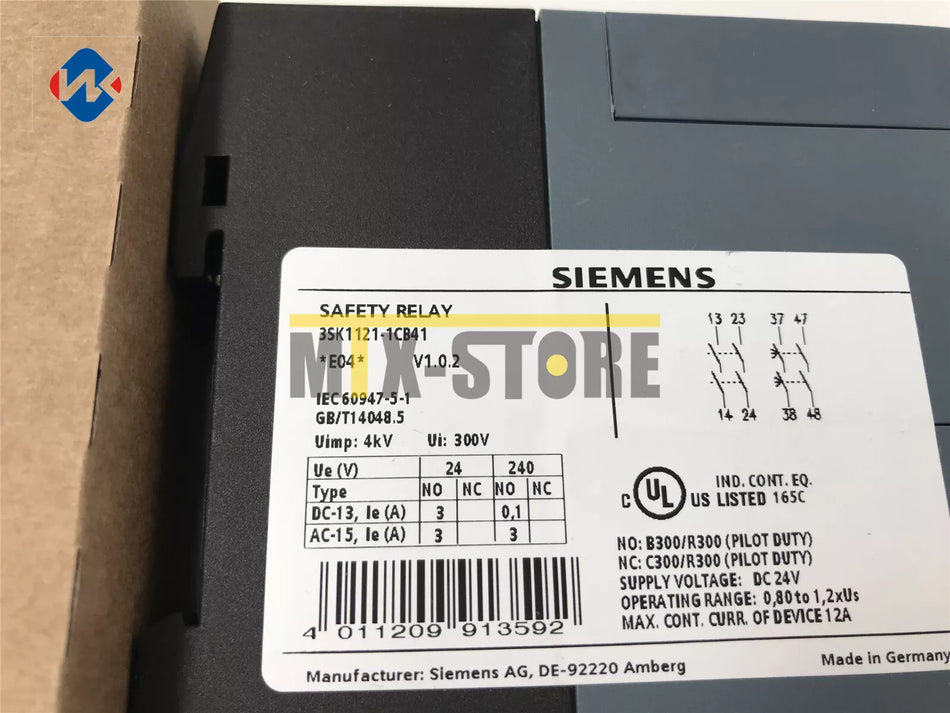 1PCS New SIEMENS 3SK1121-1CB41 Safety Relay