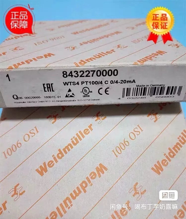 1 PC NEW WTS4 PT100/4 C 20MA 8432270000 Signal Isolator#B644R CL