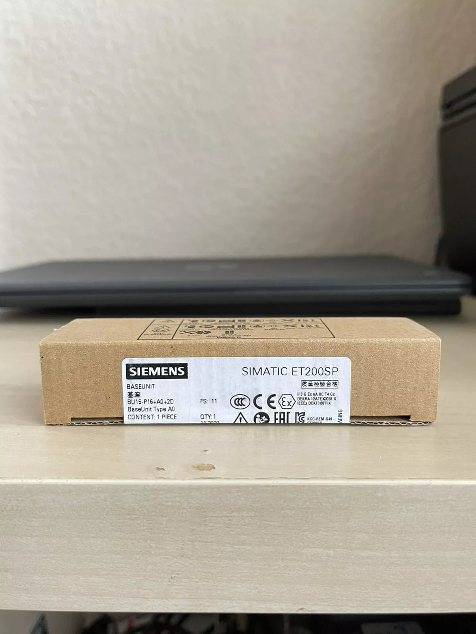 Siemens SIMATIC ET 200SP Base Unit Module (6ES7193-6BP00-0DA0)