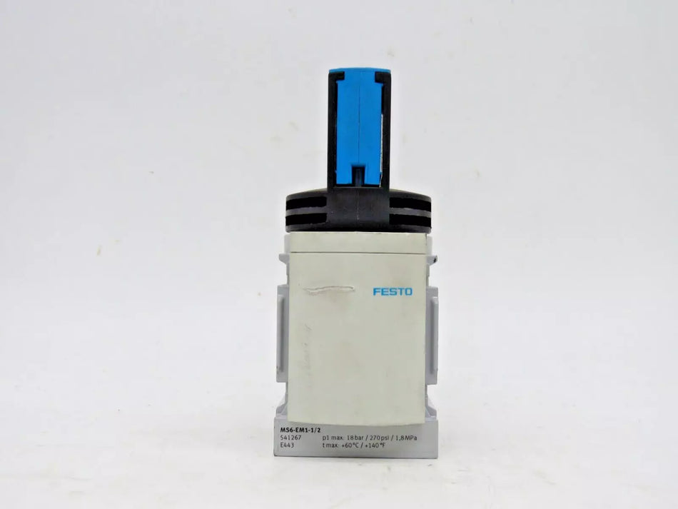 Festo MS6-EM1-1/2 Pneumatic On/Off Valve for MS6 Series Exhaust