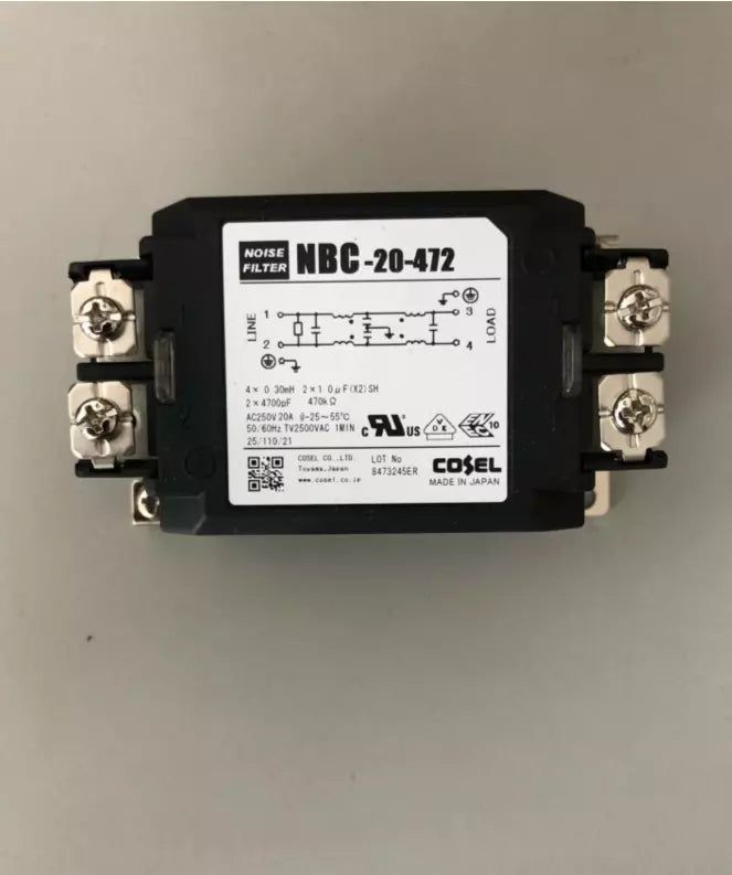1 PC NEW NBC-20-472 Power Filter#B4876 CL