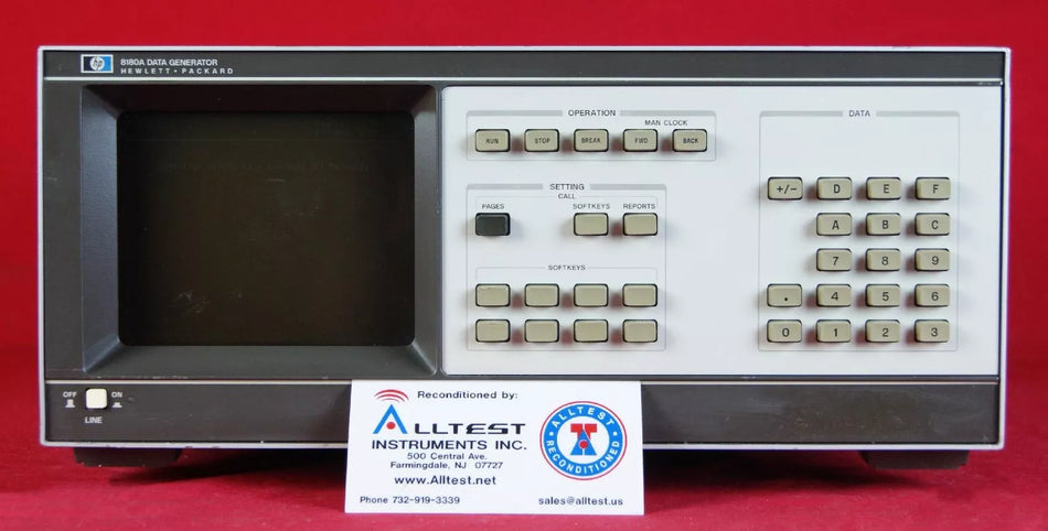 Agilent / HP 8180A 2214G00131 1Hz to 50MHz, Data Generator