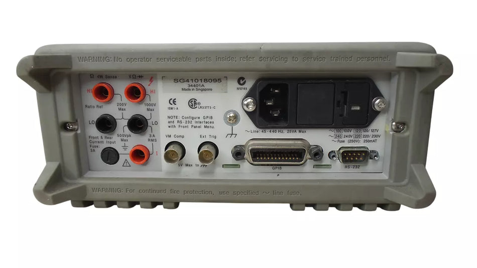 Agilent 34401A 6 1/2 Digit Multimeter - High Accuracy Measurement Tool