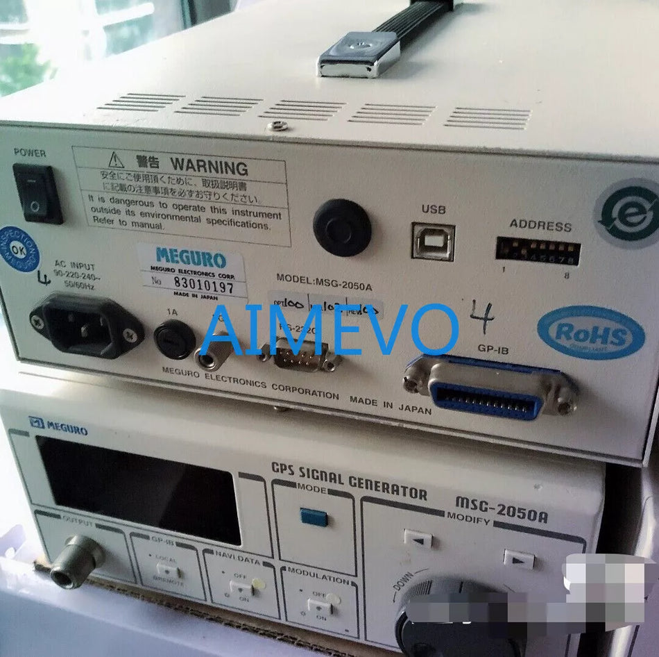 1PCS USED MEGURO GPS SIGNAL GENERATOR MSG-2050A