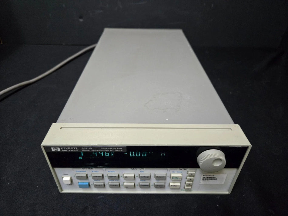 HP 66311B 0-15V 0-3A 5A Peak Mobile Communications DC Source (2909)