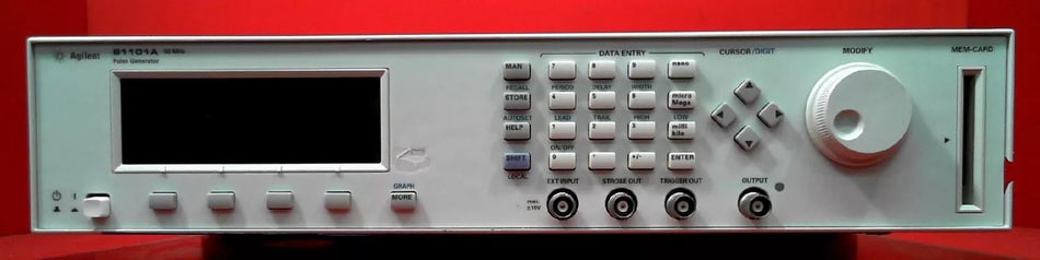 HP/Agilent/Keysight 81101A DE41B02060 Pulse Pattern Generator