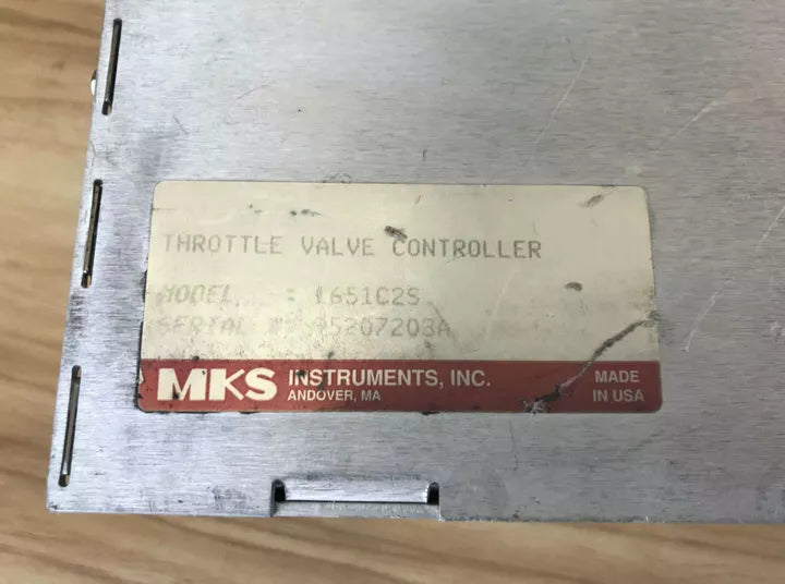 1PC Used MKS 1651C2S Throttle Valve Controller (by EMS or DHL ) #W6319 WX